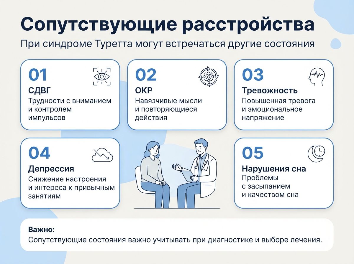 Лечение синдрома Туретта в Кацивели инфографика